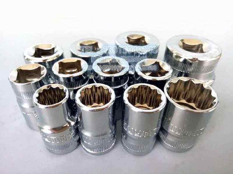 1/2白短12角梅花套筒棘轮扳手套筒大飞短套筒汽修汽保工具