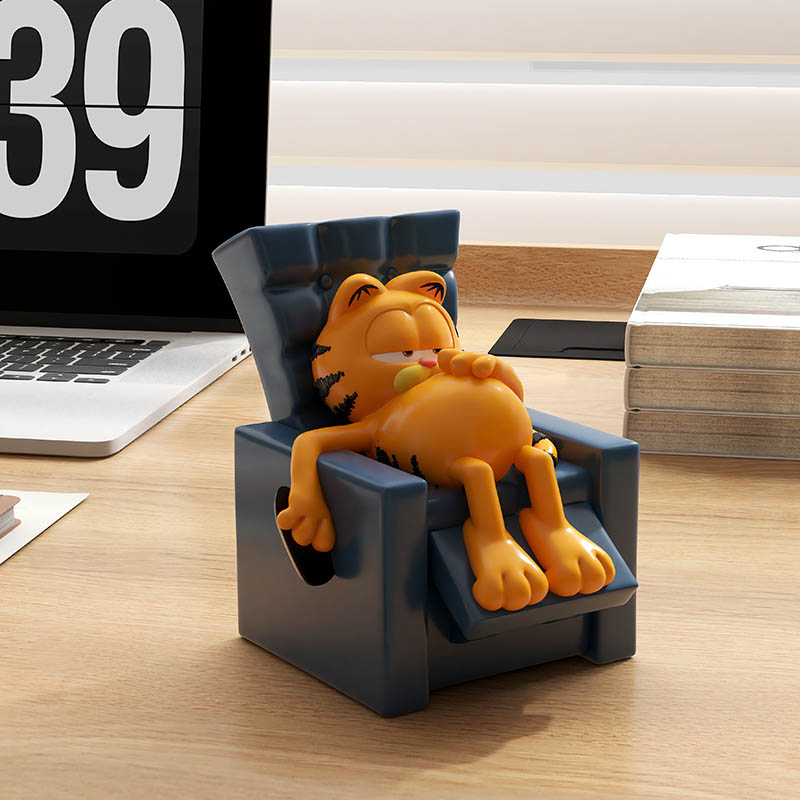 卡通大加菲猫电影周边桌面办公室卧室玄关装饰品搬家乔迁礼物摆件