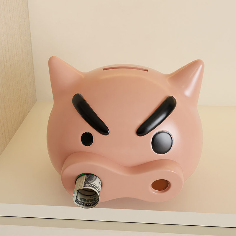 肥嘟嘟桌面可爱儿童存钱罐创意左卫门卡通送儿童生日储蓄罐2025,家居饰品,桌面摆件,淘宝优惠券,粉丝福利购,淘宝优惠卷