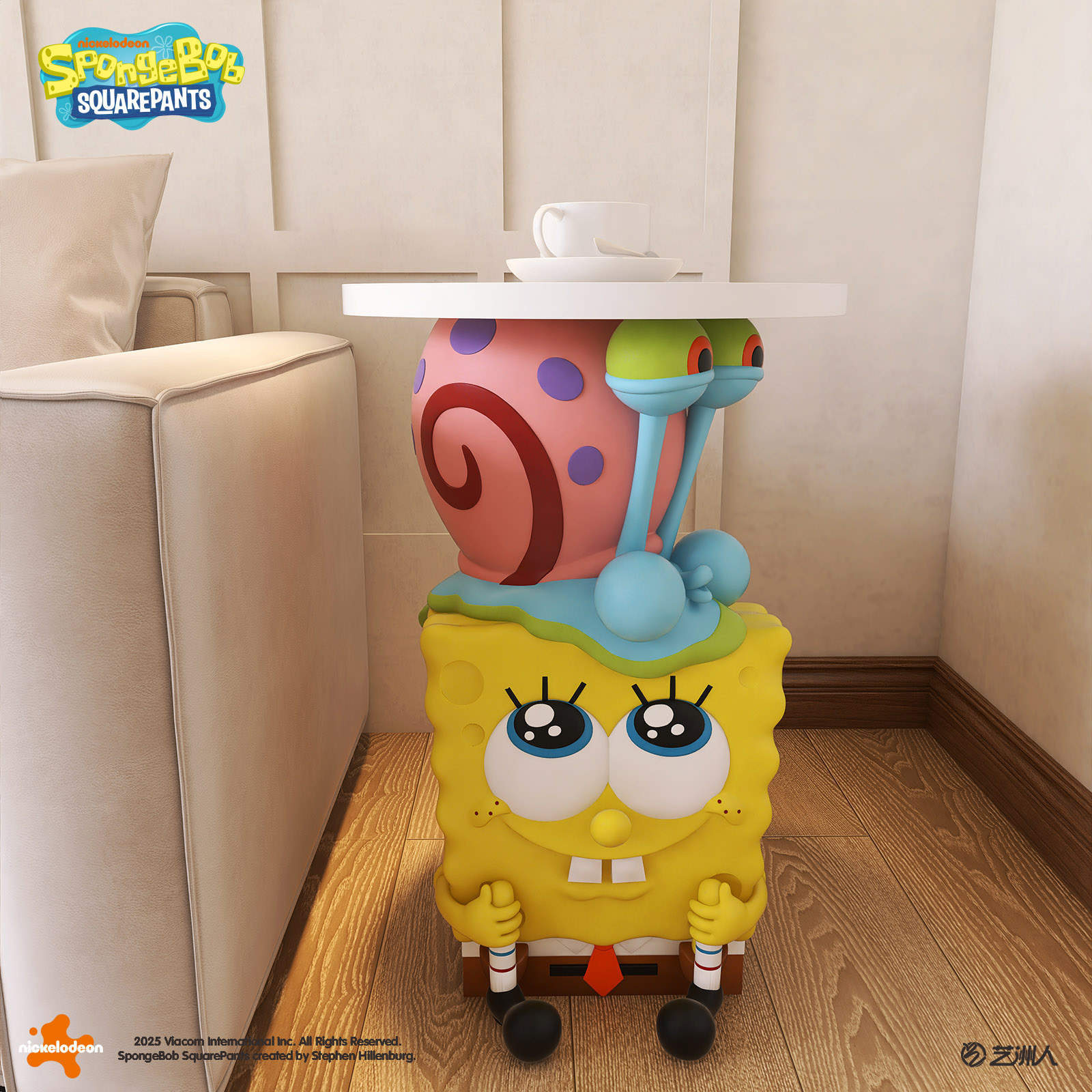 海绵宝宝系列章鱼哥客厅沙发摆件