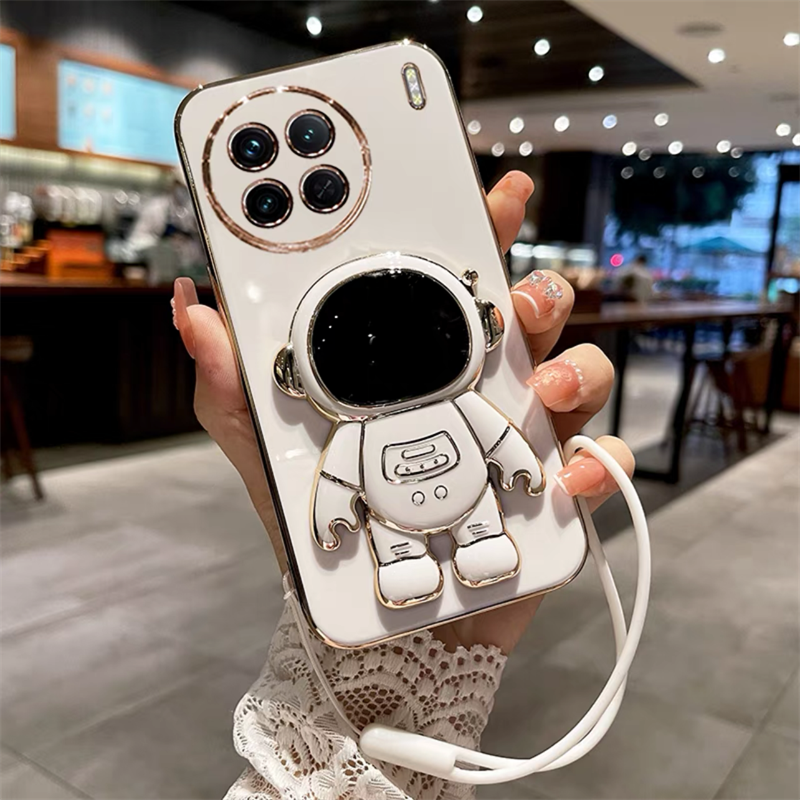 vivoX90手机壳宇航员支架x90pro新款立体卡通x90pro+保护套v2241a全包防摔抖音同款时尚高端创意网红潮适用于