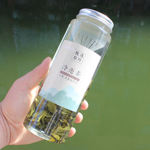 塑料PET冷泡茶瓶花茶网红奶茶瓶