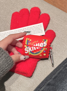 红色彩虹糖适用三星buds3蓝牙无线buds3fe耳机壳2025年新型号硅胶Galaxy Buds3pro保护套软壳防摔新款充电仓