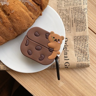 小熊曲奇饼干适用三星buds3fe蓝牙无线耳机壳galaxy buds3pro保护套硅胶分体软壳耳机套Galaxy2024年新款