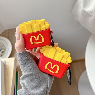 个性薯条适用三星硅胶耳机套