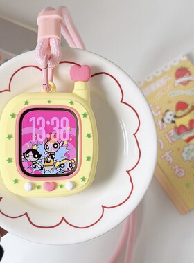 BB机适用苹果手表壳s11保护套appleiwatch987s10代se硅胶带挂脖绳