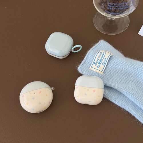 韩系彩色星星华为三星imd耳机套