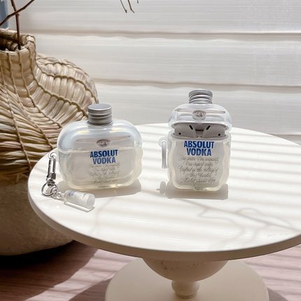 伏特加酒瓶适用airpods3代苹果四代降噪AirPods Pro三代蓝牙无线airpods1/2imd耳机壳pro一代保护套3/4代小众