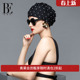 BE范德安时尚 短发大号不勒头游泳布帽子 长发手工花瓣护耳泳帽女