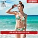 BE范德安花漾系列分体比基尼泳衣女梦幻花谷 ins温泉度假泳装