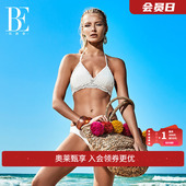 分体游泳衣 三点式 BE范德安比基尼泳衣女 性感小胸聚拢显瘦泳装
