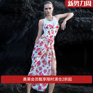 显瘦 时尚 BE范德安泳装 外搭印花女款