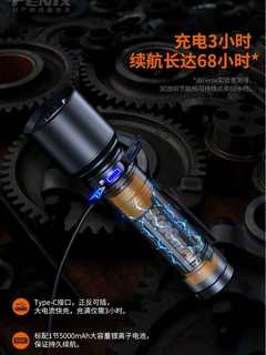 Fenix菲尼克斯C6 C7强光充电手电筒磁吸聚光远射便携防水户外探洞