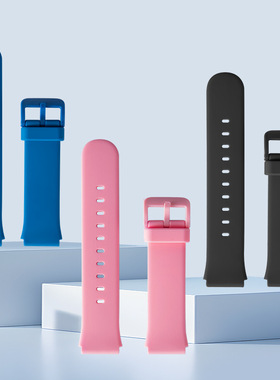 适用A99/A129/X50硅胶表带硅胶运动腕带替换表带20mm倍思亲/纽倍