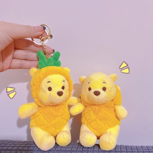 维尼熊包包挂件菠萝噗噗可爱小物