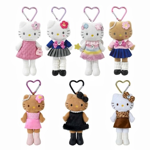 日本NIC长腿豹纹黑皮Kitty挂件