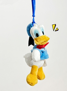 可爱唐老鸭卡通毛绒公仔玩偶书包包挂件背包挂饰钥匙扣女生日礼物