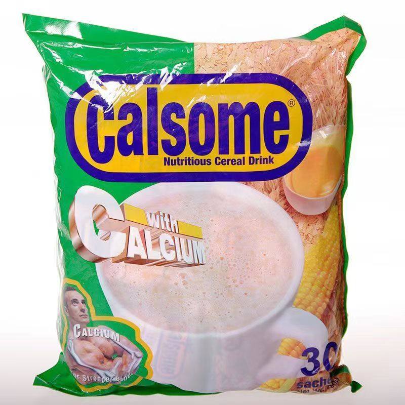 缅甸进口Calsome绿麦片即食营养燕麦片杂粮玉米营养麦片早餐冲饮