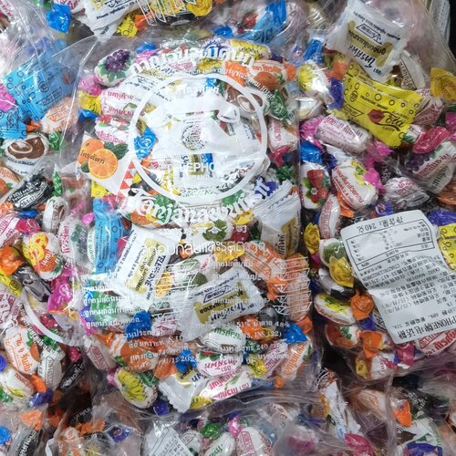 泰国特产 电话牌 杂糖 混合糖杂味水果糖喜糖240g/克袋装童年零食