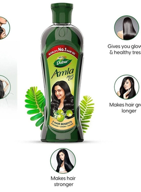 现货100ml 印度Dabur amla Hair Oil 减少掉发/生长新发