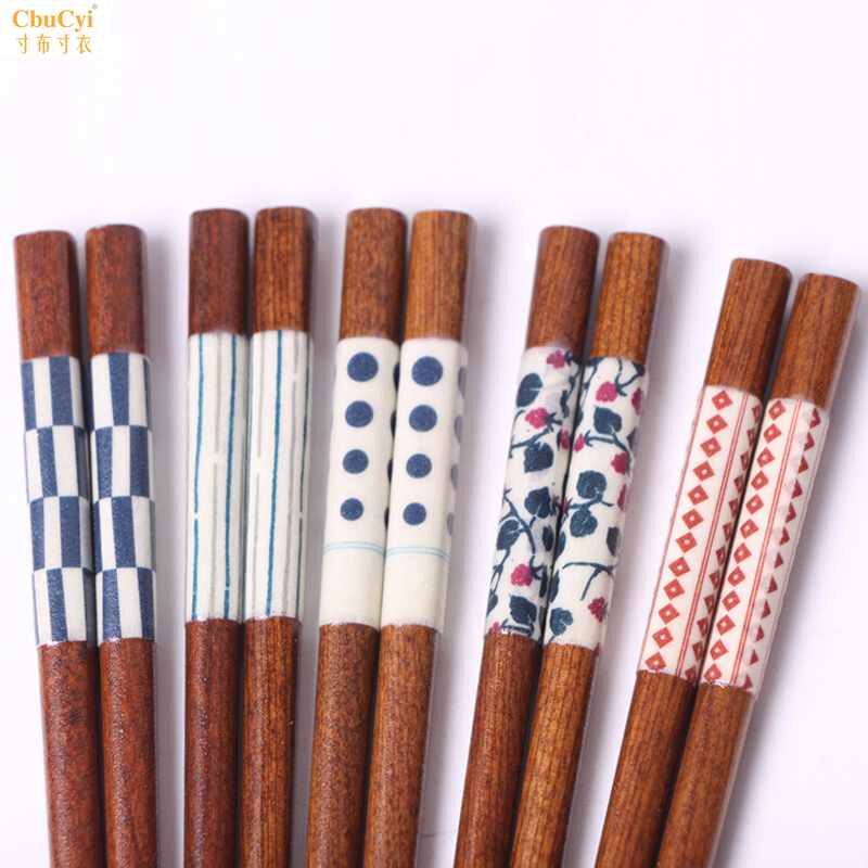 日本进口木筷子和风实木尖头防滑家用箸子礼品天然木质日式筷|ruв категории посуда, посуда, палочки - от Buy2taobao.com для оказания профессиональной услуги покупки агента Taobao