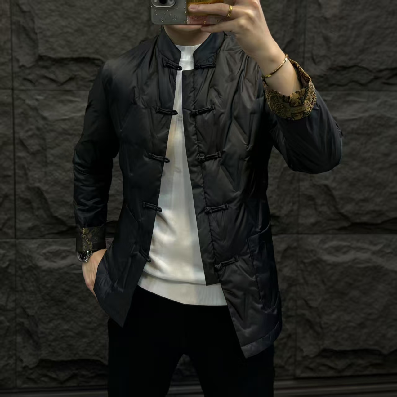 男士冬季新款气质简约夹克