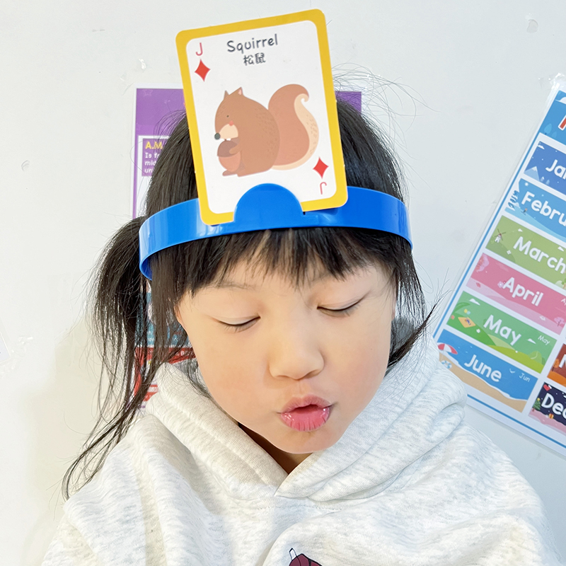 你比划我猜头带可插卡片