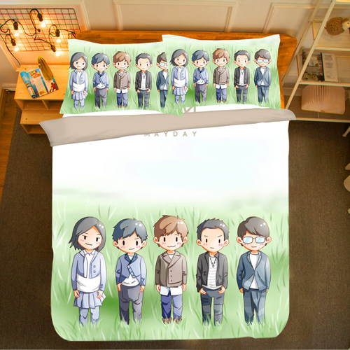 五月天乐队阿信床单被套四件套