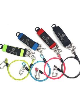 FreeDiving自由潜安全绳Lanyard海训深度训练防丢绳安全绳比赛