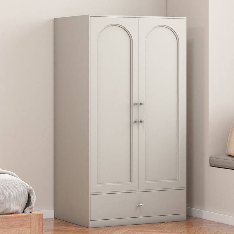 小衣柜家用卧室小户型儿童柜子简易阳台收纳储物柜钢制铁皮大衣橱