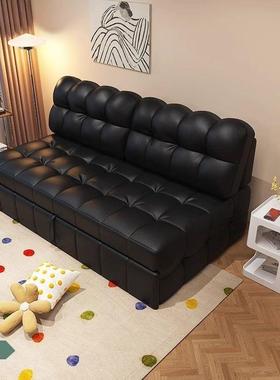 豆腐块可躺可坐可伸缩出租房简约现代小户型多功能客厅抽拉沙发床