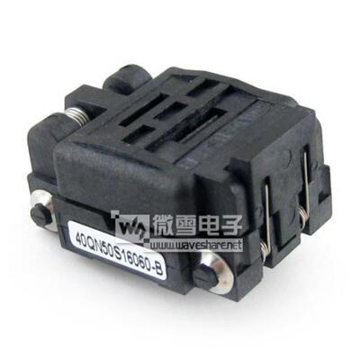 QFN40MLP40MLF40IC芯片烧写测试引脚间距0.5mm编程座测试座