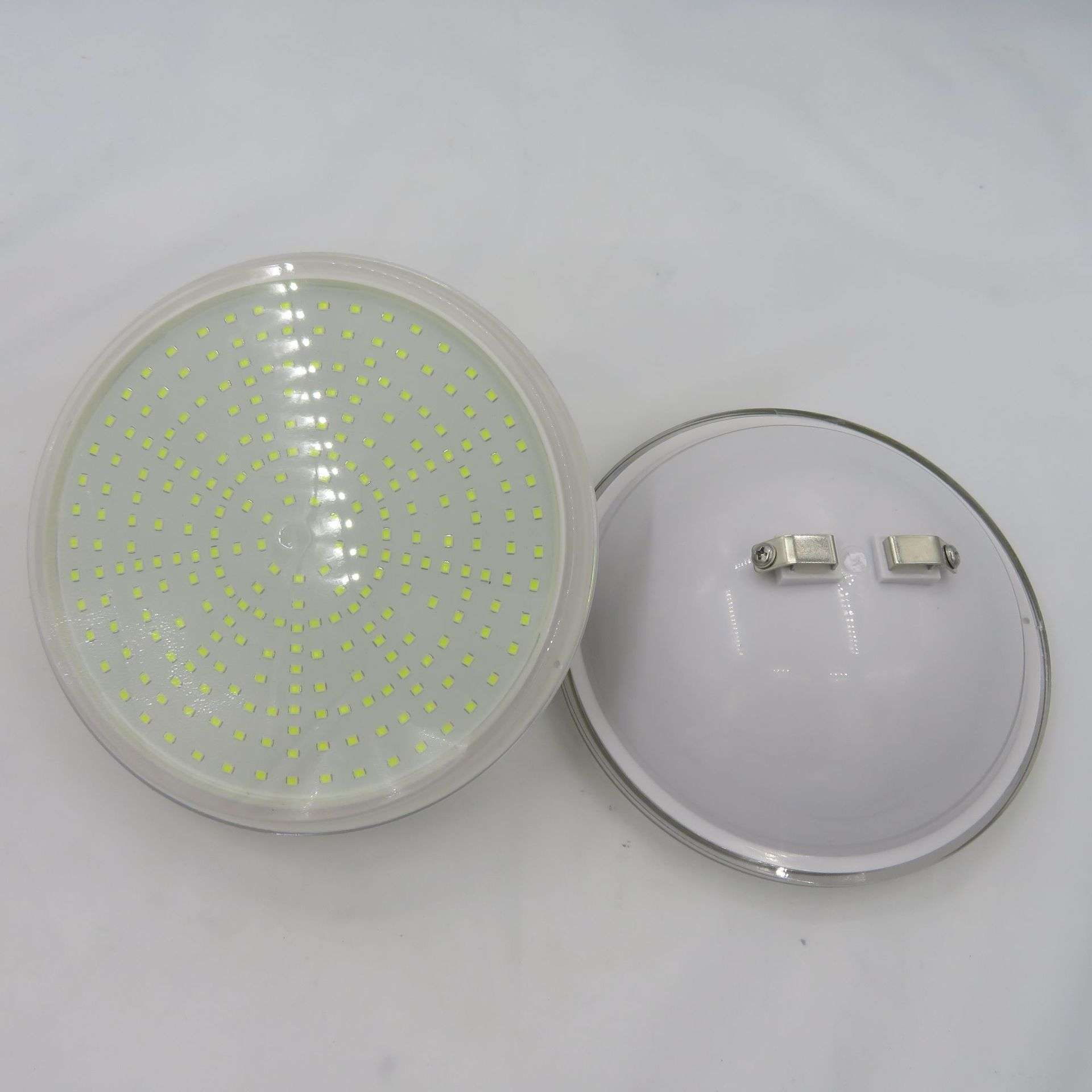 灌胶水下灯PAR56-PC-25W-IP68平面盖LLED泳池灯替换光源遥控变色