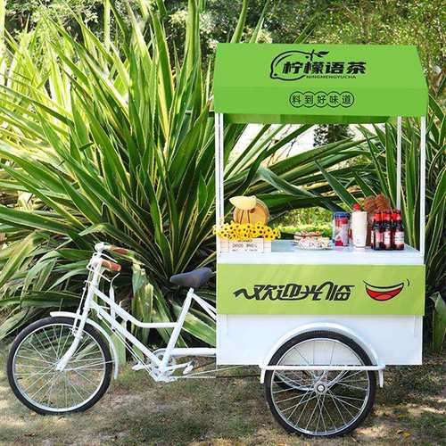 移动商品贩卖车夜摊集市夜市摊位车饮料小吃餐货车小吃街摊位车