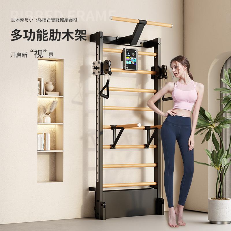 助木架多功能室内家用健身器材引体向上压腿拉伸智能双臂机小飞鸟
