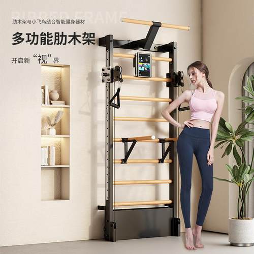 助木架多功能室内家用健身器材引体向上压腿拉伸智能双臂机小飞鸟