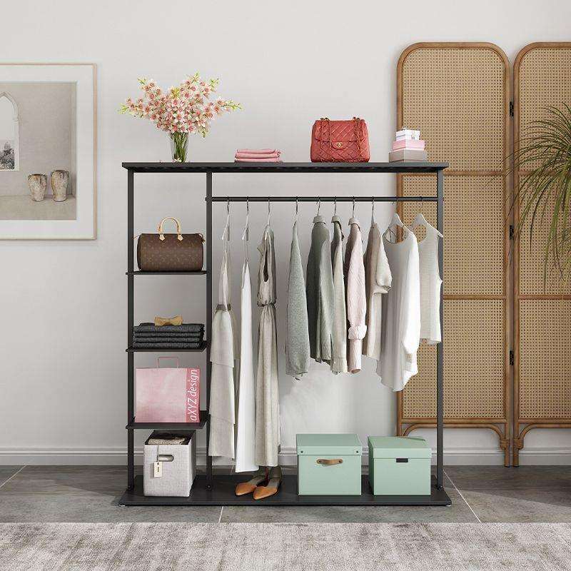 衣架落地卧室简易晾衣架室内挂衣架网红衣帽架置物架家用衣服架子