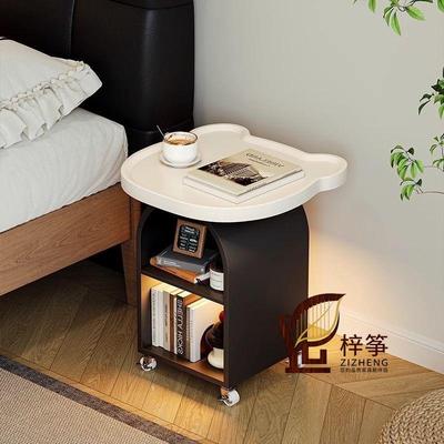 萌熊边几小型家用卧室床头收纳柜子轻奢高级感角几置物架小茶几