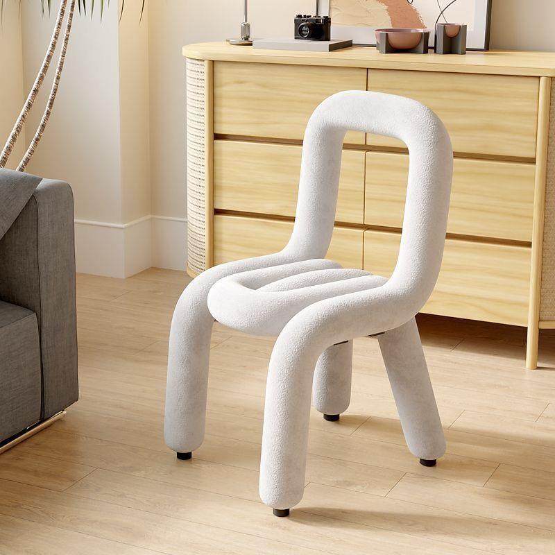 简约家用靠背梳妆台凳子女生卧室轻奢高级感网红椅客厅美甲化妆凳