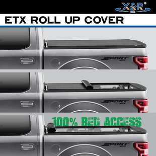 挡风挡雨防尘软卷式卡车床罩车尾箱后盖遮挡板多功能尾板5.3英尺