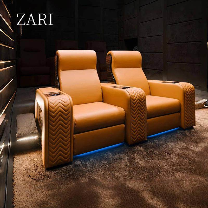 2025新款别墅豪华电动多功能影音室躺椅家庭影院式影视厅观影沙发