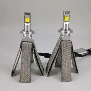 铜带前大灯XHP9090led汽车前大灯编织带汽车LED前大灯9090灯珠