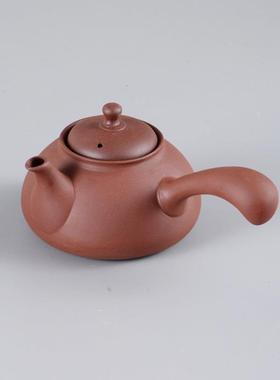 潮州陶壶烧水壶红泥明火泡茶煮水壶电陶炉养生壶陶瓷耐高温侧把壶