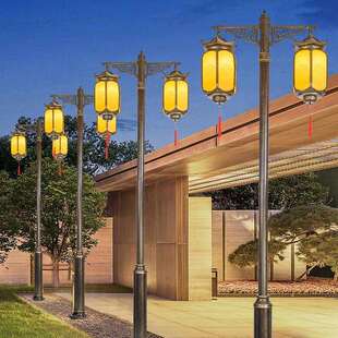 户外防水中式大门屋檐吊灯庭院宫廷凉亭过道长廊连廊阳台室外灯