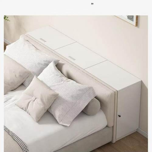 床头柜实木靠墙窄柜子床尾缝隙柜长条床边柜榻榻米夹缝储物柜置物