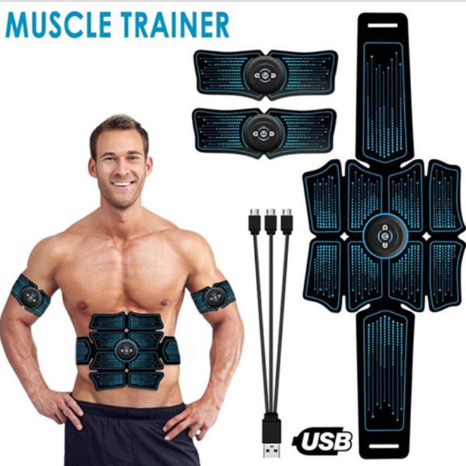 腹部按摩器APP充电款健身贴懒人健腹器EMS微电脉冲健身仪腹肌贴