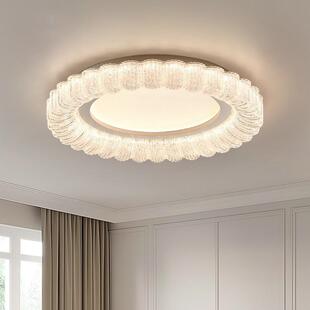 意式极简卧室吸顶灯现代简约高级感房间灯全光谱护眼主卧室书房灯