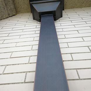 别墅古建复古铜色方形排水管集水铜檐沟雨水管排水系统排水槽