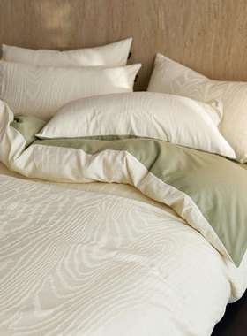 高端100s提花四件套纯棉全棉磨毛加厚床单被套床笠秋冬床上用品