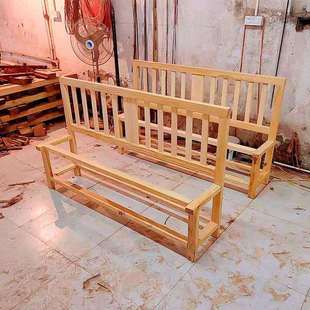 老式床农村老款传统棕绷床架实木绷子床手工架子床棕棚床头架子